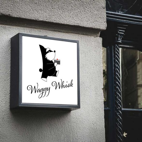 Logo Mark Design for Waggy Whisk