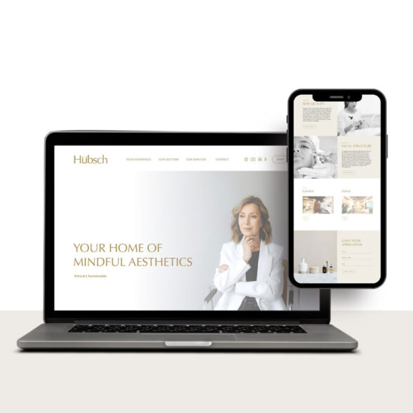 Brand Identity Design and Website Development for Aesthetic Clinic